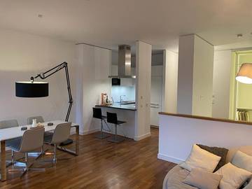 Ferienwohnung für 2 Personen, mit Balkon und Sauna sowie Ausblick in Hamburg