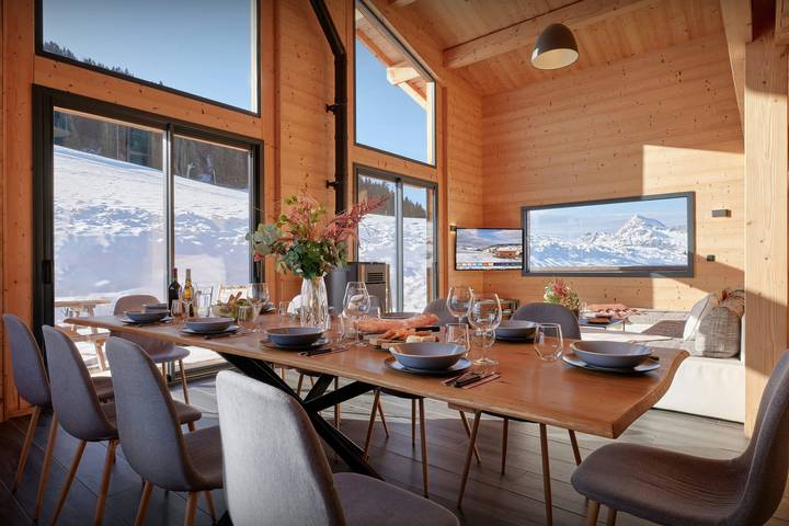 Chalet pour 12 personnes, avec jardin à Notre-Dame-de-Bellecombe - 4