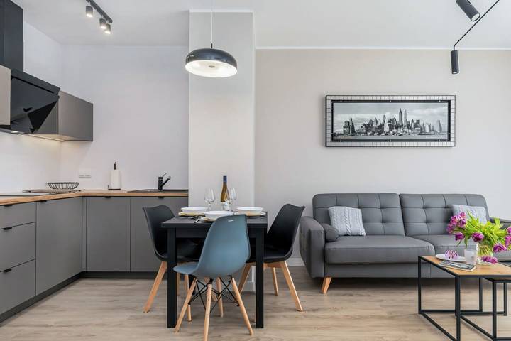 Apartament wakacyjny dla 4 osób, z balkon, Dla rodziny w Poznań