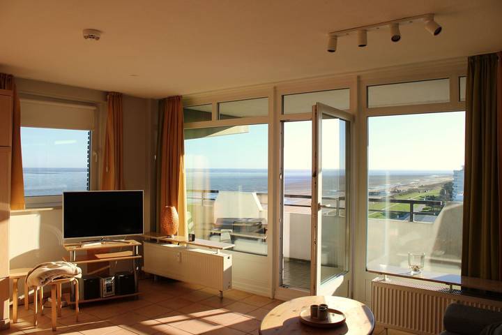 Ferienwohnung für 2 Personen, mit Balkon und Sauna in Cuxland