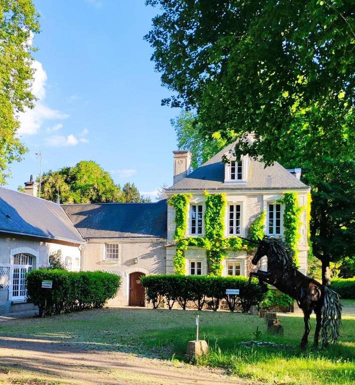 Maison d’hôte pour 5 personnes, avec jardin ainsi que vue et terrasse à Civray-de-Touraine - 4