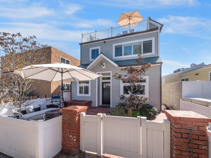 Vacation house for 6 people, with terrace, with pets in Mission Beach