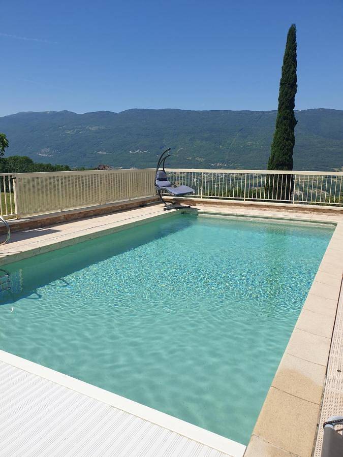 Maison de vacances pour 4 personnes, avec vue ainsi que piscine et terrasse