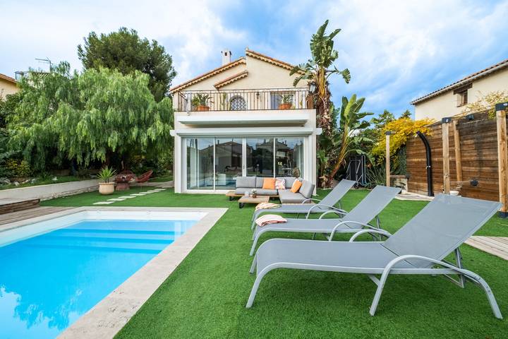 Villa pour 8 personnes, avec Jardin dans les Alpes maritimes