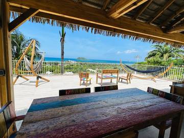 Cottage pour 2 personnes, avec piscine ainsi que jardin et vue à Deshaies