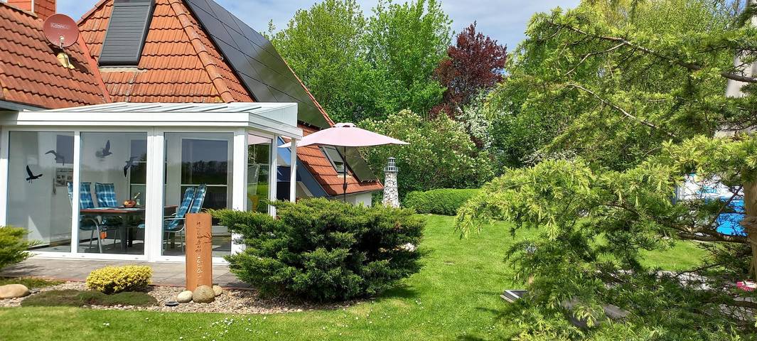 Ferienhaus für 6 Personen, mit Terrasse und Ausblick sowie Garten in Misselwarden