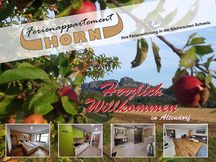 Ferienwohnung für 4 Personen, mit Terrasse und Garten sowie Ausblick