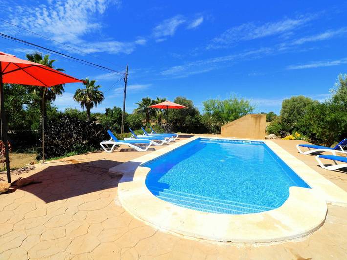 Finca für 7 Personen, mit Pool und Garten sowie Terrasse, mit Haustier in Es Llombards - 4