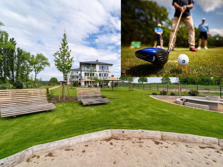 Ferienwohnung für 6 Personen, mit Terrasse und Garten sowie Sauna und Seeblick in Zirchow