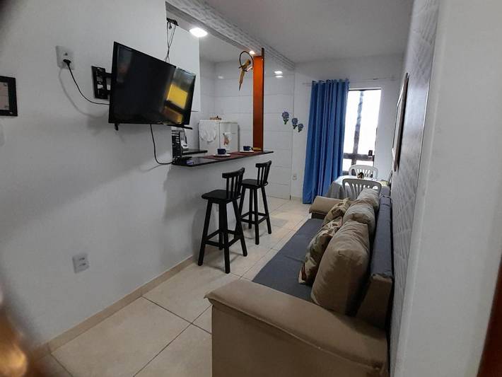 Casas e apartamentos de temporada para 3 pessoas, com balcão e vista em Ilhéus