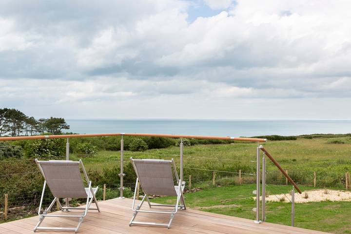 Maison de vacances pour 12 personnes, avec terrasse ainsi que jardin et sauna à Cancale
