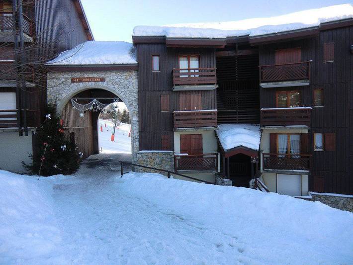 Studio pour 4 personnes, avec balcon dans La Plagne