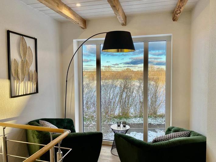 Ferienhaus für 6 Personen, mit Terrasse und Garten sowie Sauna und Ausblick in Stoltebüll