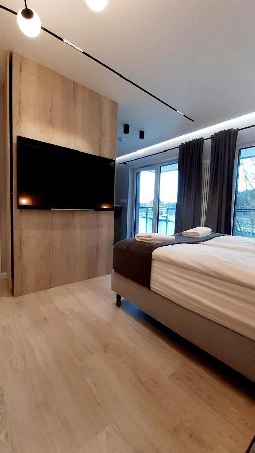 Apartament wakacyjny dla 2 osób, z Balkon i Ogród oraz Sauna i Widok w Mrzeżyno
