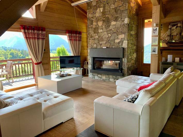 Location de vacances pour 3 personnes, avec jardin et vue dans Les Carroz - 4