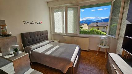 Gîte pour 2 personnes, avec vue sur le lac ainsi que balcon et vue à Campione d'Italia