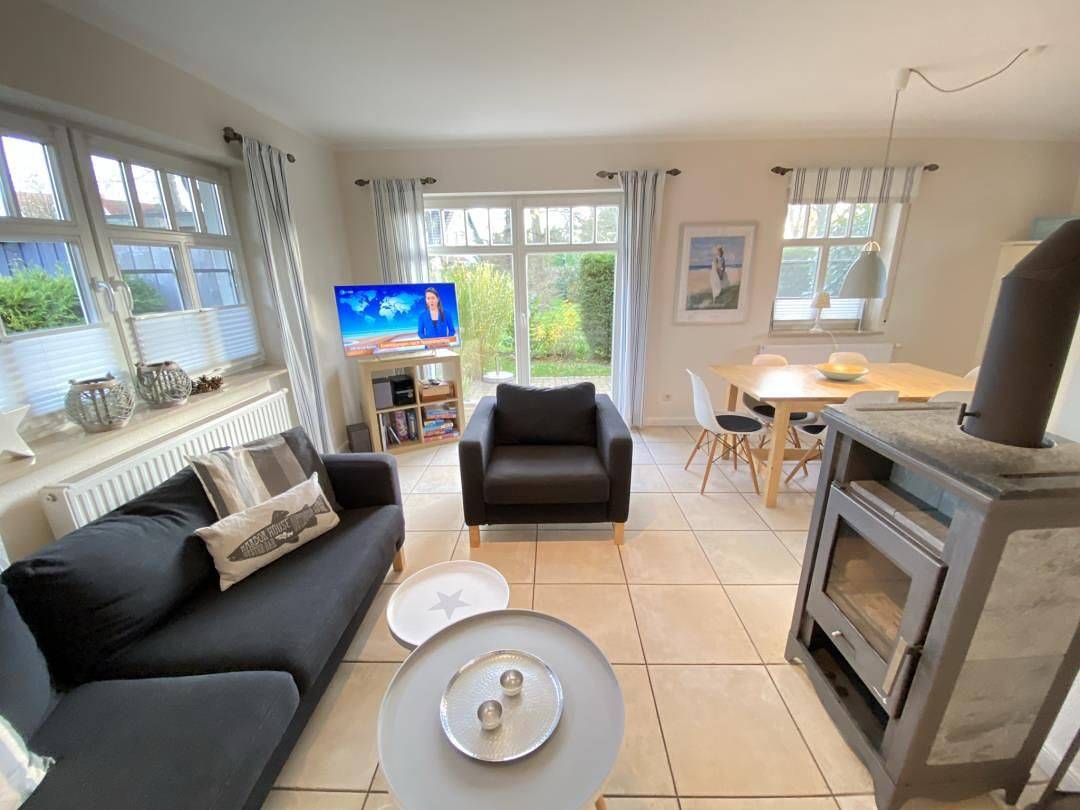 Hus Störtebeker, familienfreundliches Ferienhaus für 6 Pers. in Zingst mit Kamin in Zingst, Fischland - Darß - Zingst
