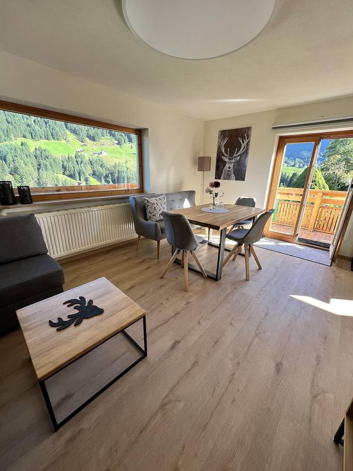 Ferienwohnung für 3 Personen, mit Balkon und Terrasse sowie Garten im Kleinwalsertal - 3