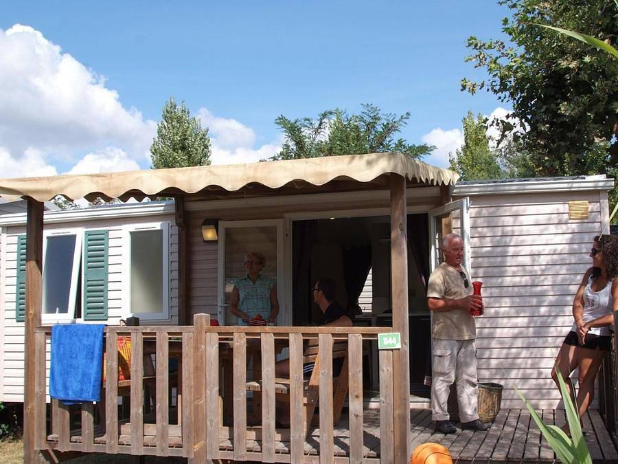Camping Tikayan la Vallée du Paradis - Mobilheim 6 personen - Colorado Standard. in Saint-Raphaël, Massif de l'Esterel