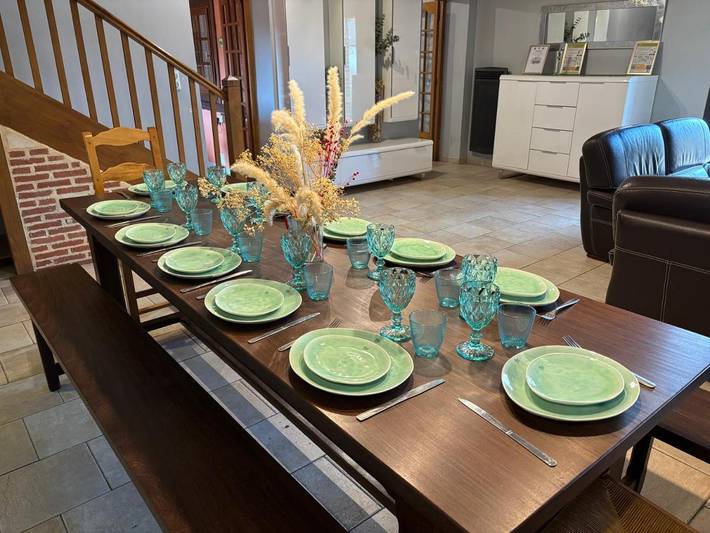 Location de vacances pour 12 personnes, avec vue et jardin à Ganzeville - 2