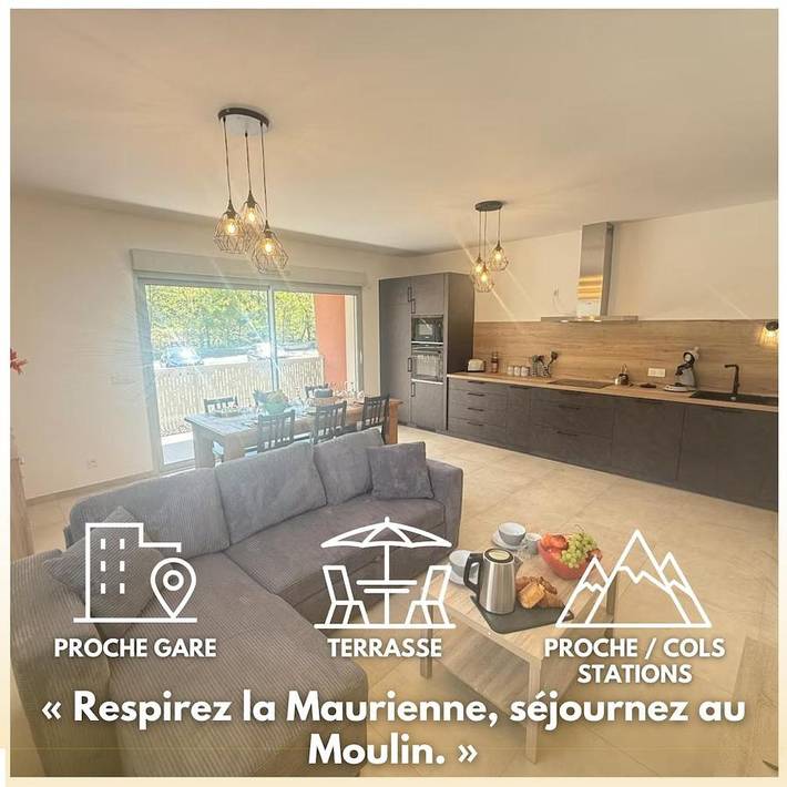 Appartement de vacances pour 6 personnes, avec balcon et vue