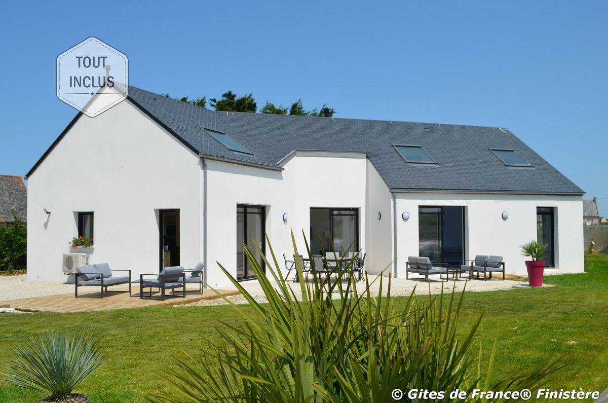 La villa hippocampe in Plouescat, Côte des Légendes