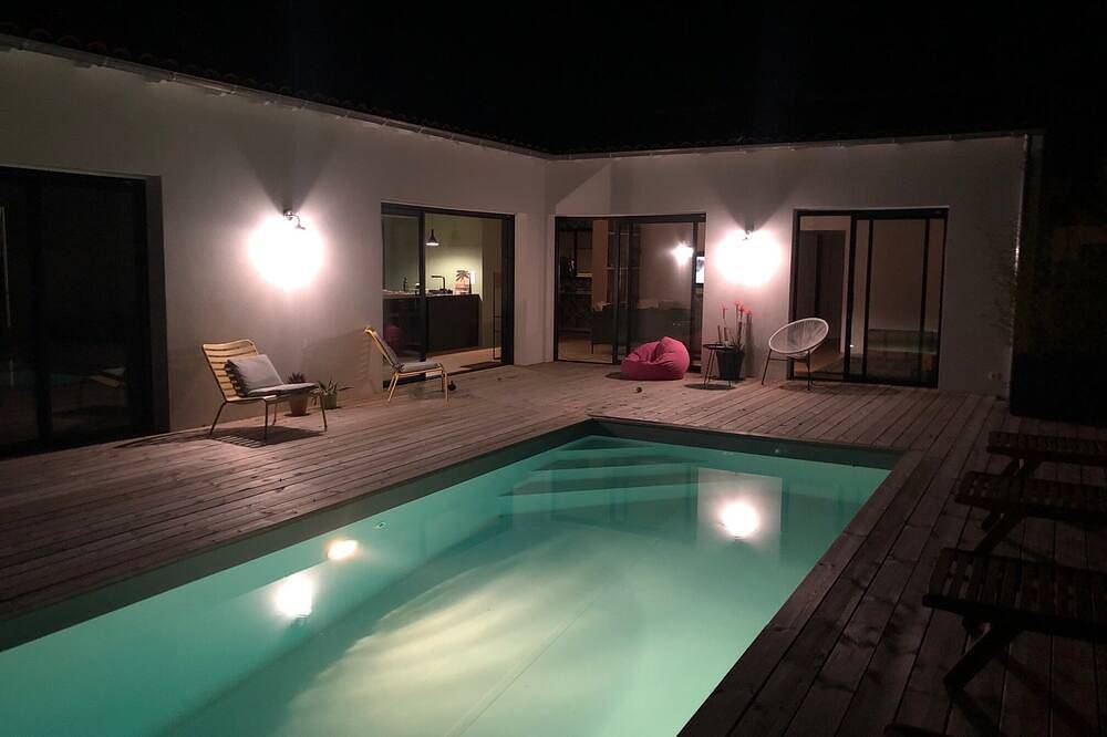 Belle villa Zen,  6 voyageurs, 3 chambres, piscine, jardin clos in Saint-Augustin, Côte de Beauté