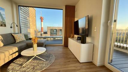 Ferienwohnung für 4 Personen, mit Balkon und Sauna in Marienleuchte