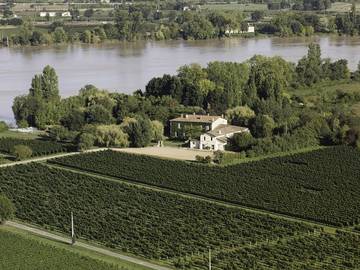 Gîte pour 2 personnes, avec vue, animaux acceptés à Fronsac