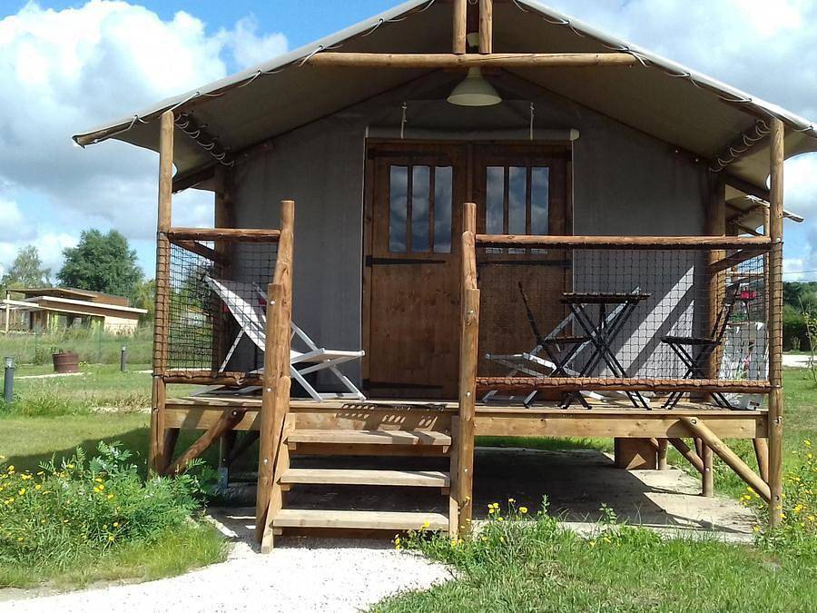 Lodges de Blois Chambord - Safarizelt 2 personen - Lodge Africa 1 Schlafzimmer in Mont-près-Chambord, Sologne