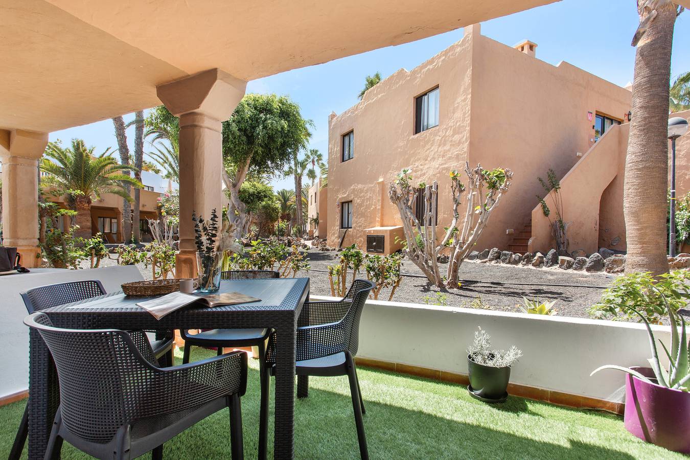 Apartamento inteiro, Férias 'Amelia Oasis Dunas -corralejo-' com Piscina Partilhada, Terraço Privado e Wi-Fi in Corralejo, La Oliva