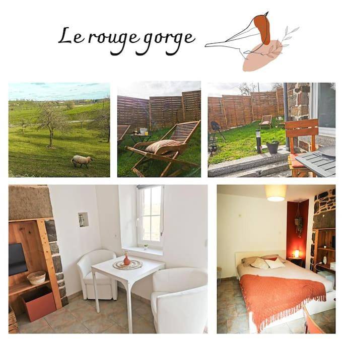 Location de vacances pour 2 personnes, avec terrasse ainsi que vue et jardin, animaux acceptés à Sainte-Marie-Laumont