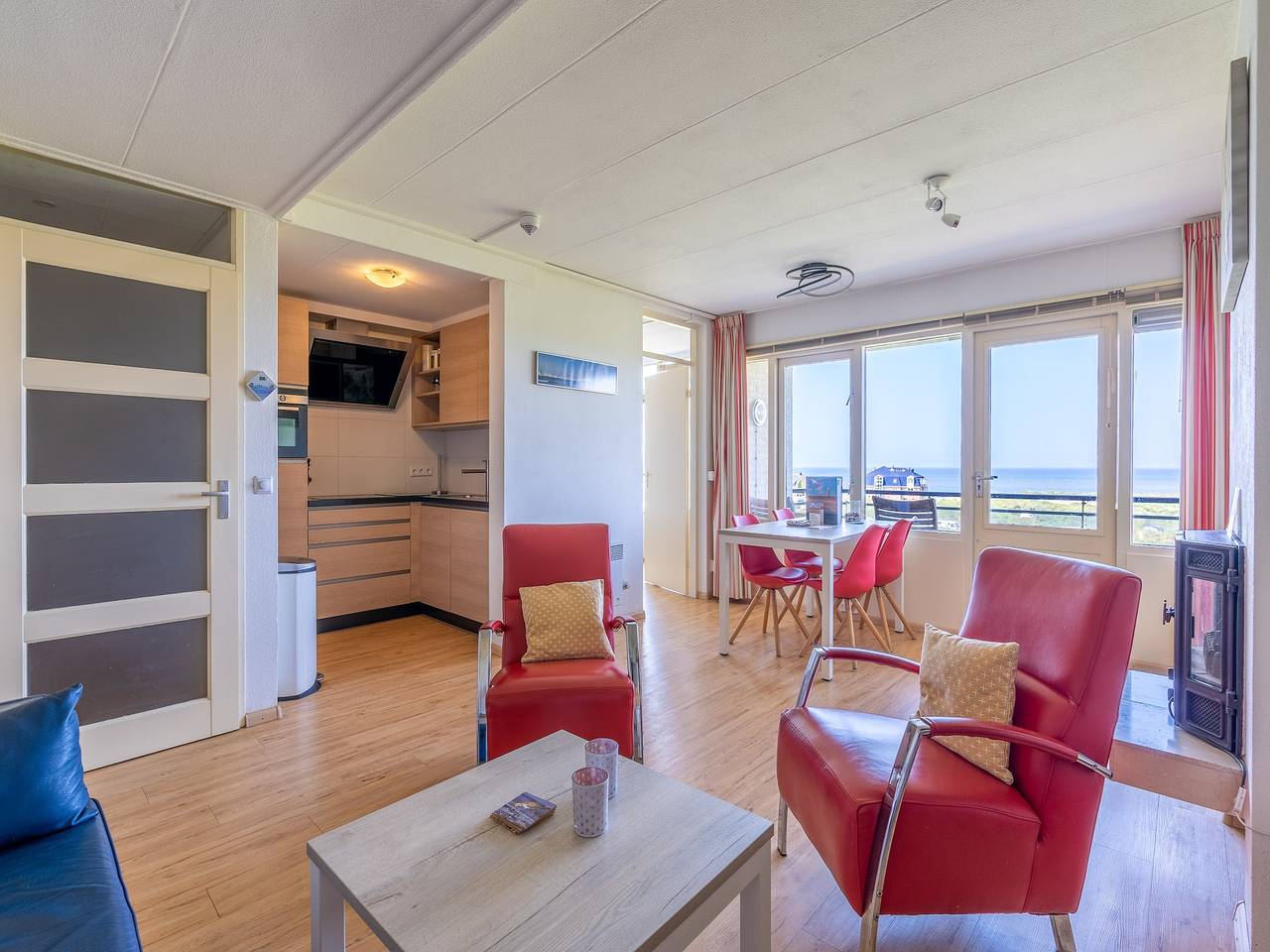 Geheel appartement, 2 persoons zeezicht appartement in De Koog, Nederlandse waddeneilanden