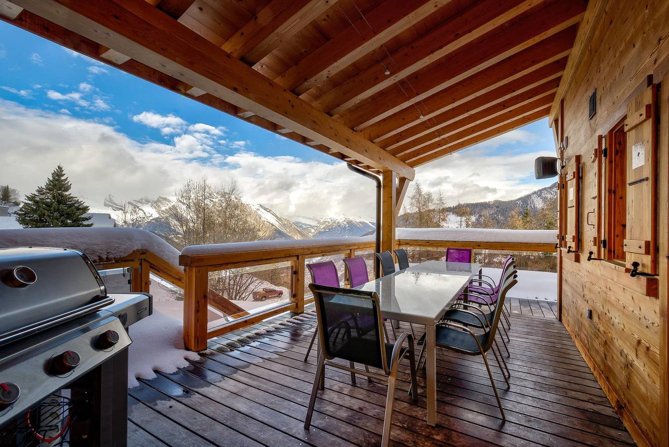 Chalet Chalet Flocon de Neige - jacuzzi - sauna in La Tzoumaz, Riddes