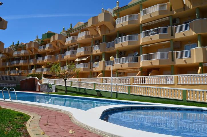 Ferienwohnung für 4 Personen, mit Balkon und Kinderpool, mit Haustier in La Manga