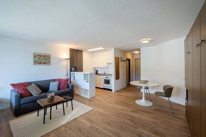 Ferienwohnung für 3 Personen, mit Balkon und Garten sowie Sauna in Davos - 2