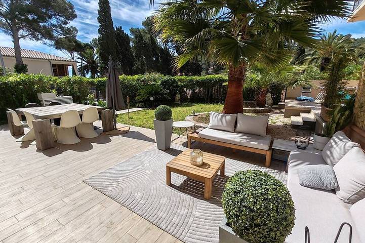 Appartement de vacances pour 5 personnes, avec jardin