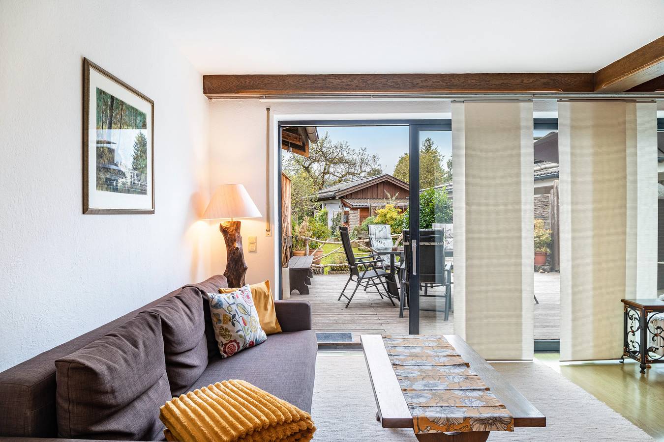 Ganze Wohnung, Apartment 'Am Wehr' mit Bergblick, privater Terrasse und Wlan in Garmisch-Partenkirchen, Bayerische Alpen