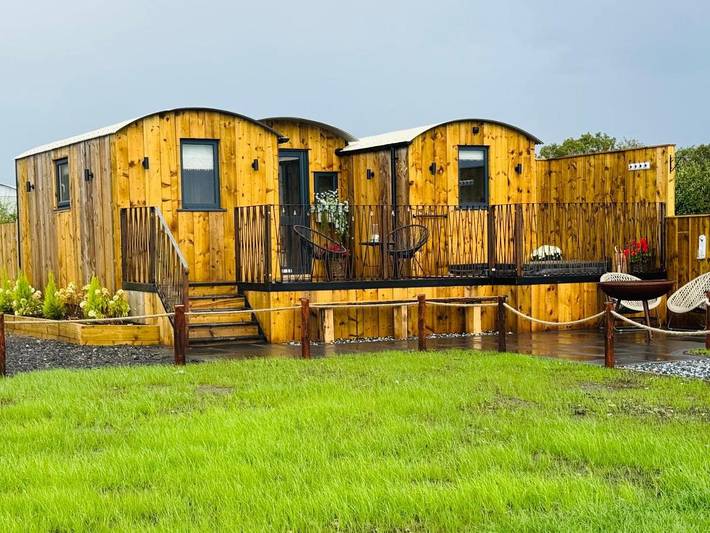 Camping for 2 people, with hot tub and garden in Lancashire