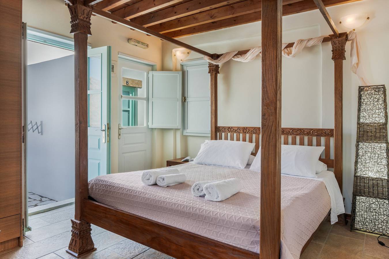 Room 'Double Sea View No 1' with Sea View, Wi-Fi and Air Conditioning in Skala (Patmos), Dodecanese