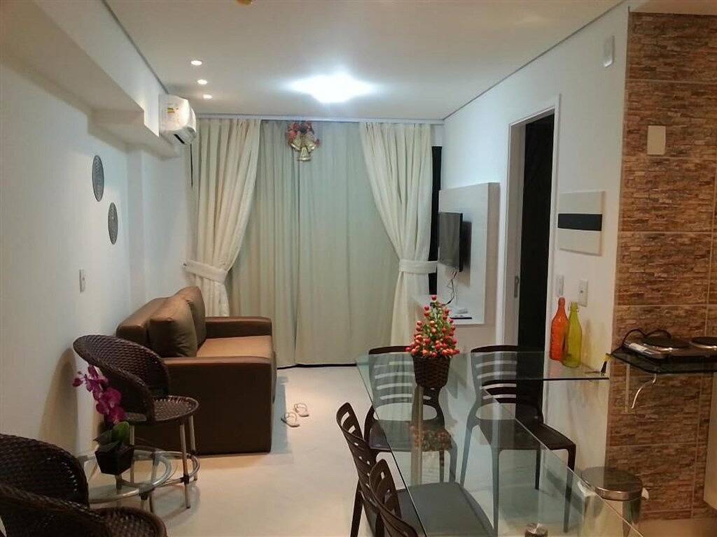 Ganze Wohnung, Luxus auf Landschaft-Apt. Ausgestattet, Tv-Kabel, Wi-Fi. Akademie, Schwimmbäder, Sauna in Fortaleza, Litoral Cearense