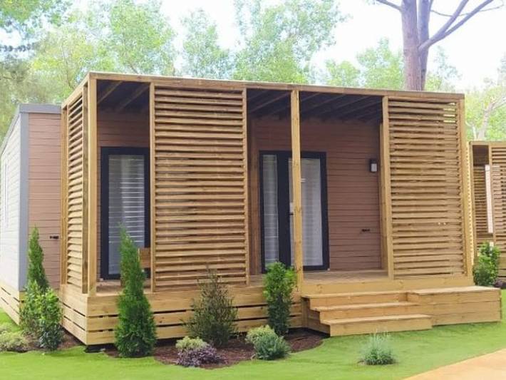 Bungalow pour 2 personnes, avec terrasse et piscine à Pals
