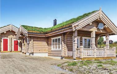 Gîte pour 7 personnes, avec terrasse et sauna dans Sjusjoen