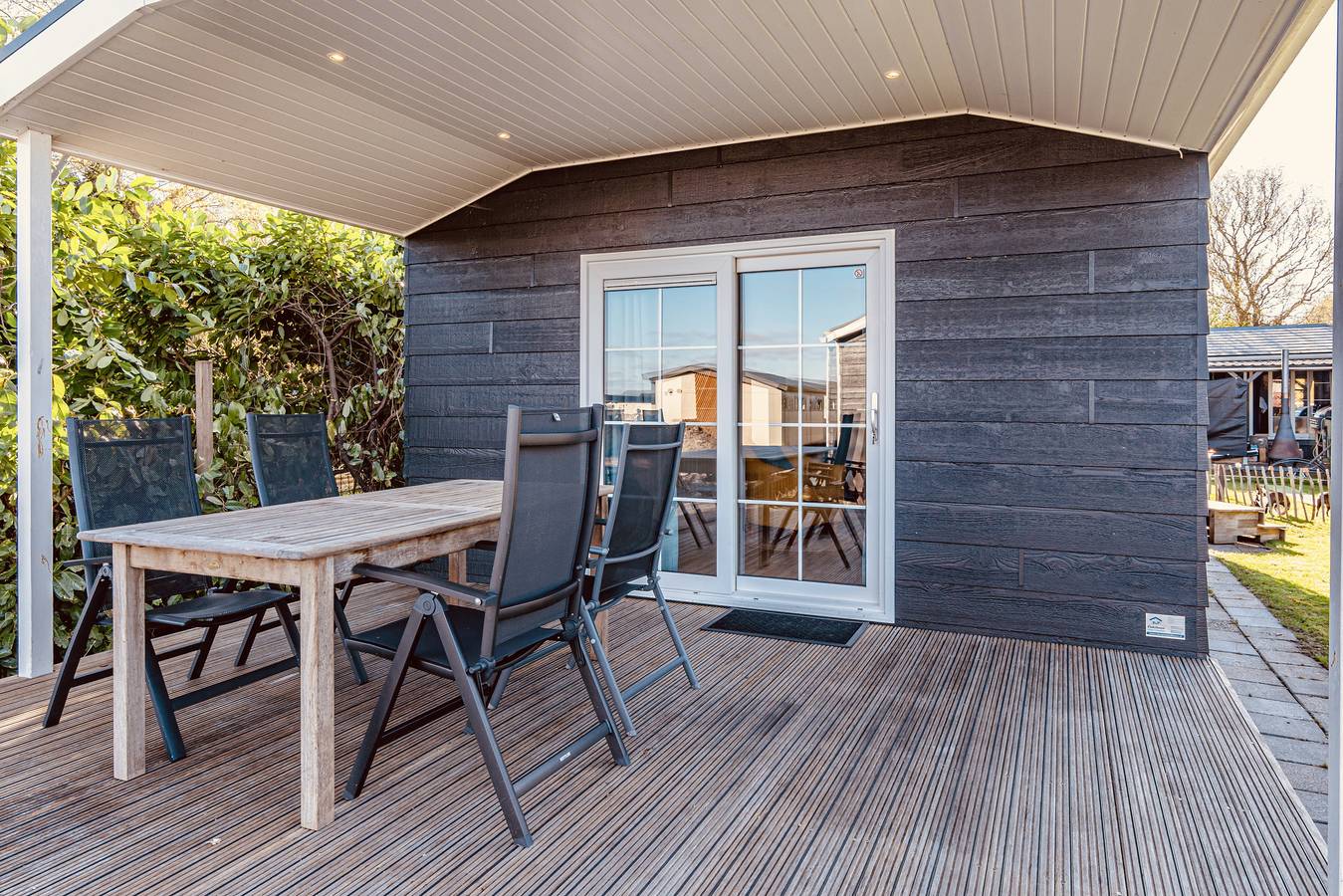 Chaletpark Kroondomein Giethoorn — De Kleine Belter - met veranda in Giethoorn, Nationaal Park Weerribben-Wieden