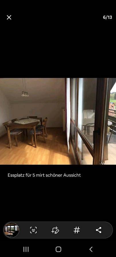 Ferienwohnung für 4 Personen, mit Balkon und Ausblick in Obertrubach - 2