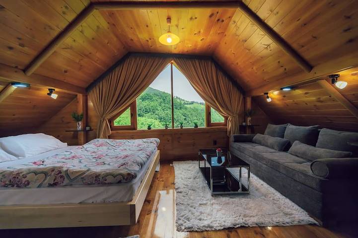 Chalet pour 20 personnes, avec balcon et jardin, animaux acceptés - 1