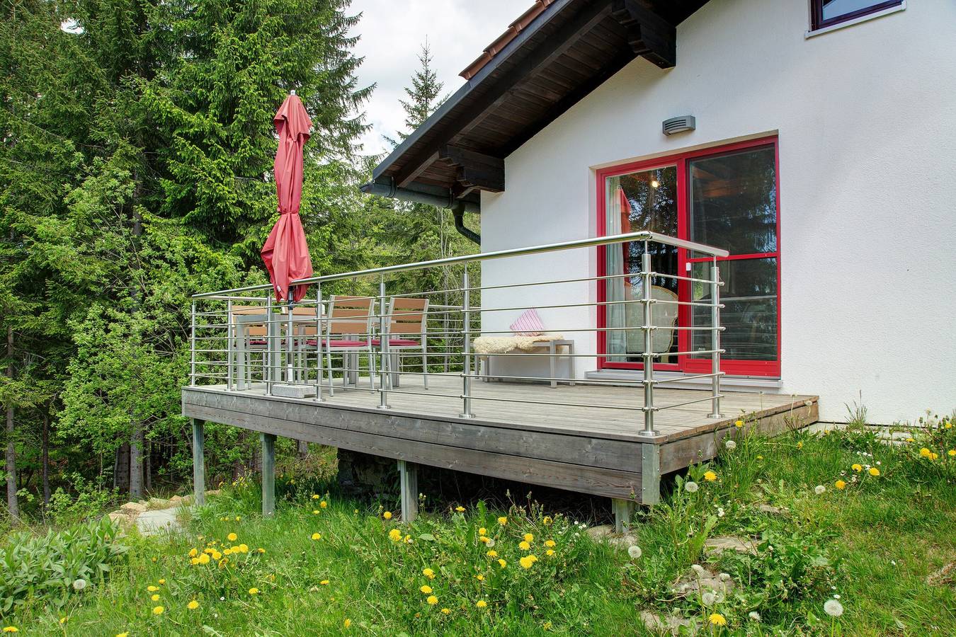Holiday Home 'Berghütte Waldhäuser' with Mountain View, Private Terrace and Wi-Fi in Neuschönau, Eastern Bavaria