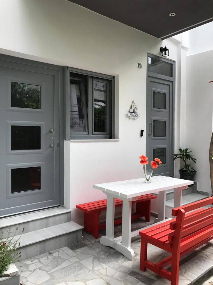 Gîte pour 4 personnes, avec terrasse dans Myrtos