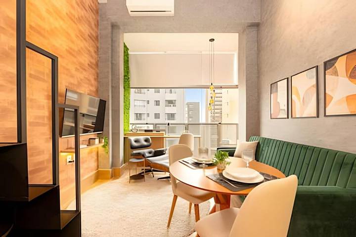 Casas e apartamentos de temporada para 2 pessoas, com piscina e sauna em Moema