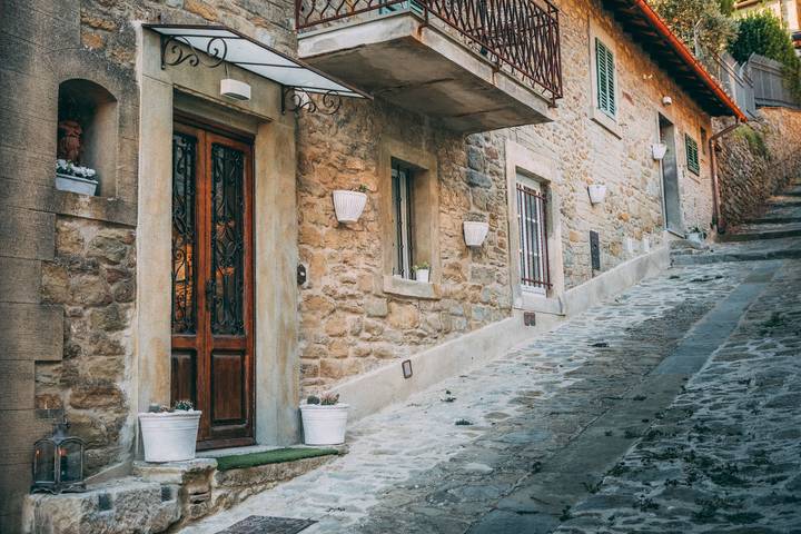 Ganze Wohnung, Ferienwohnung für 4 Personen mit Sauna in Le Contesse, Cortona